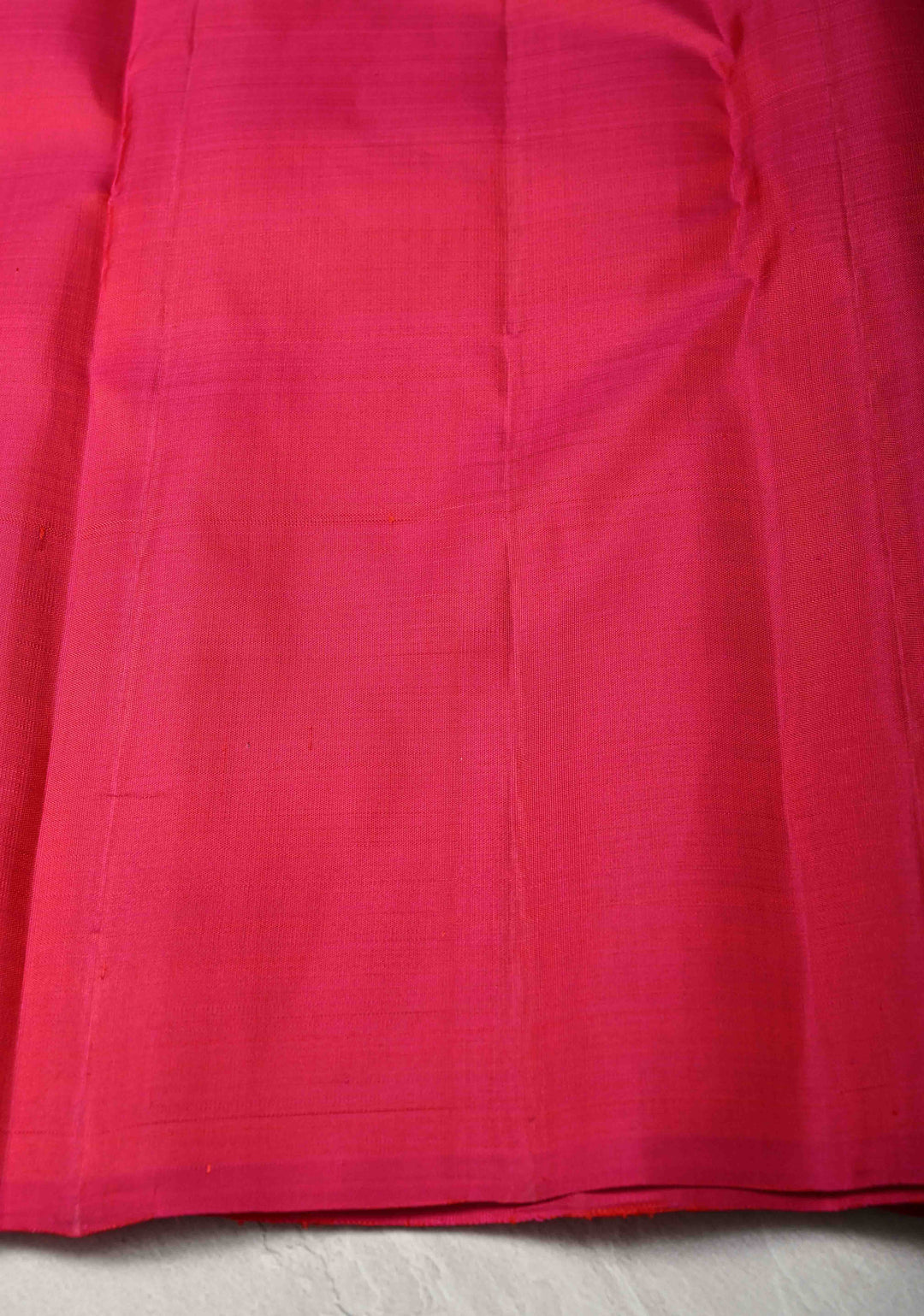 Maroon Dual tone Pure Kanjivaram Silk Saree with Zari Checks and Zari Buttas on Pink Border | SILK MARK CERTIFIED