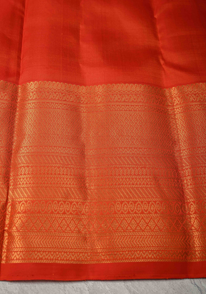 Black Pure Kanjivaram Silk Saree with Gold-Silver Buttas and Contrast Wide Zari Border | SILK MARK CERTIFIED