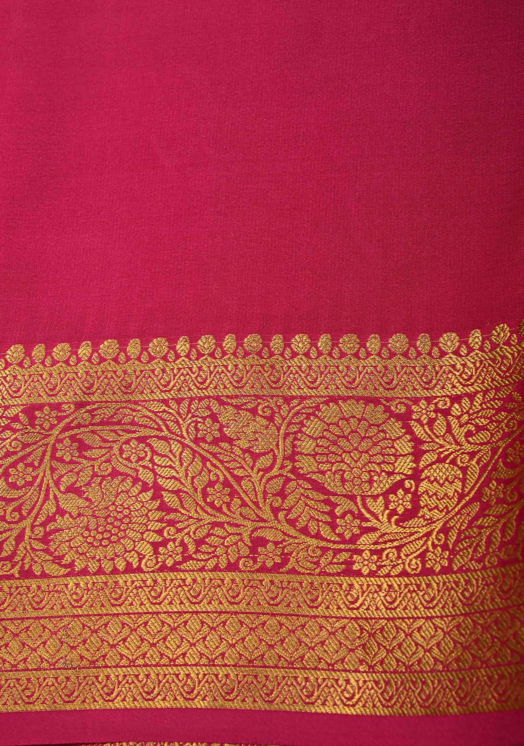 Bluish Gray  Pure Mysore Silk Saree with Zari Buttas and Contrast Zari Border | SILK MARK CERTIFIED