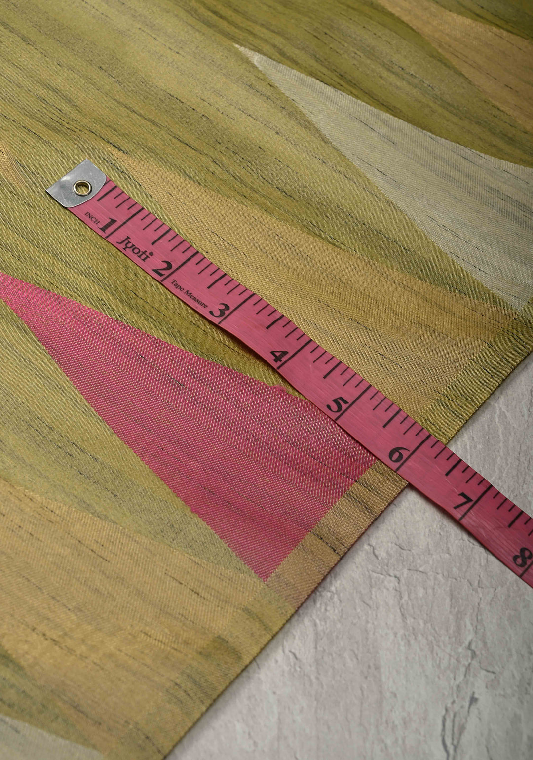 Pista Green Kanchi Semi Silk Saree with Meenakari  Buttas and Multicolor Temple Border