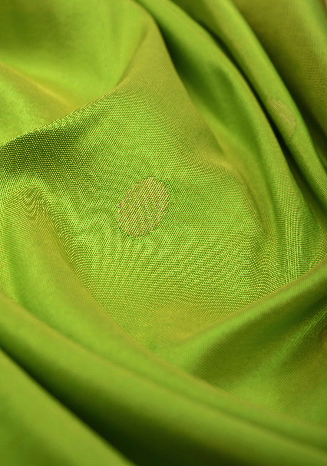 Pre Order Authentic Chartreuse Yeola Paithani Handloom Silk Saree with Single Muniya Borders and Peacock Motifs on Pallu  | SILK MARK CERTIFIED