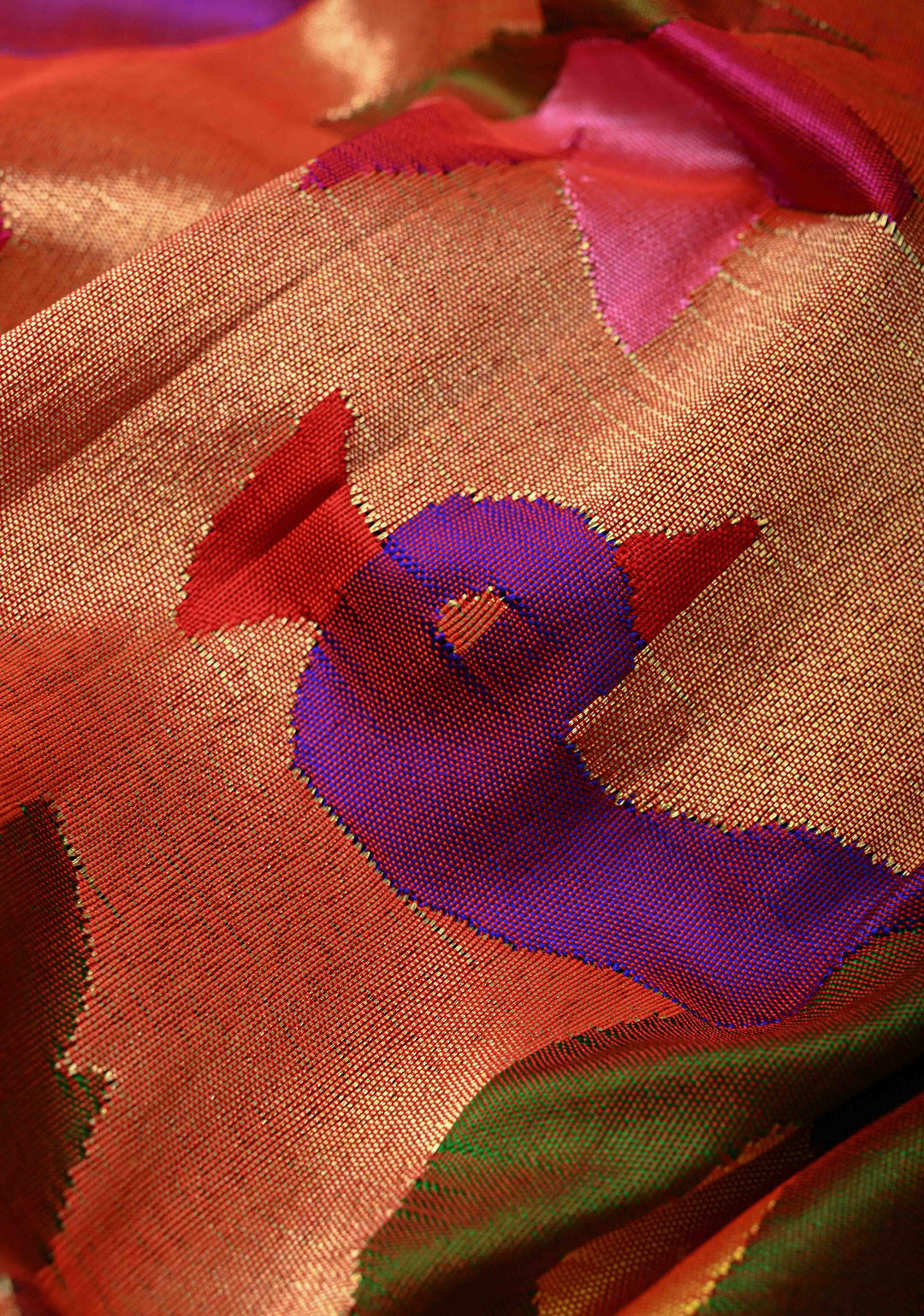 Pre-Order Authentic Black Yeola Paithani Handloom Silk Saree with Zari Butta and Single Muniya Borders and Peacock motif on Pallu | SILK MARK CERTIFIED