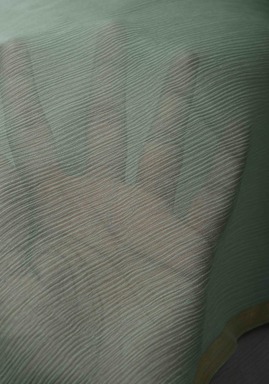 Bollywood style ombre pure chiffon Saree in Dusty Pastel Shades, No Blouse Piece