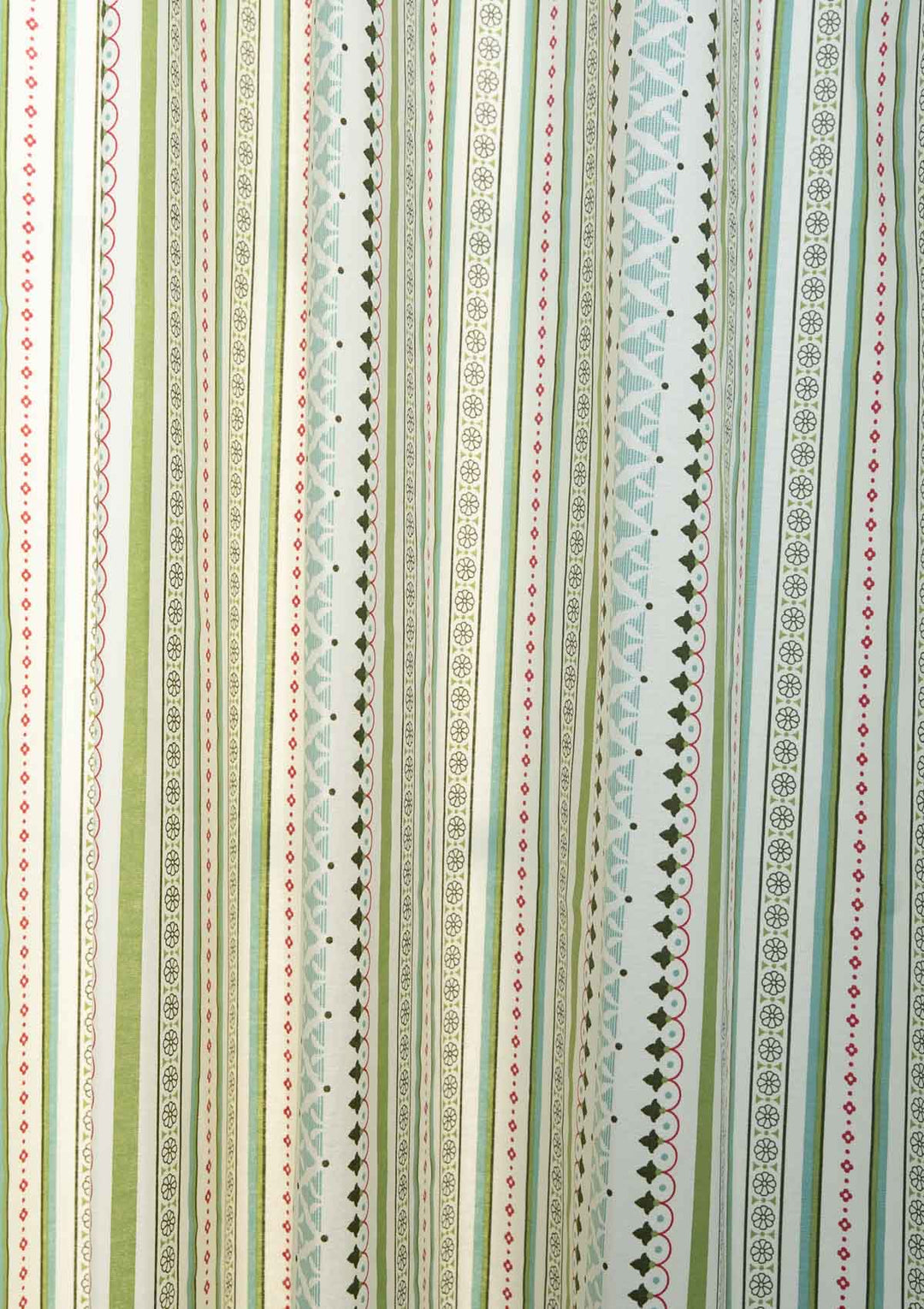Palace Pillars Geometric printed 100% Cotton Curtain for Living Room and Bedroom - Room Darkening - Multicolor - Single Piece| SHOBITAM
