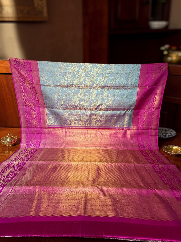 Rajeshwari - Dharmavaram Silk Saree | SILK MARK CERTIFIED | SHOBITAM