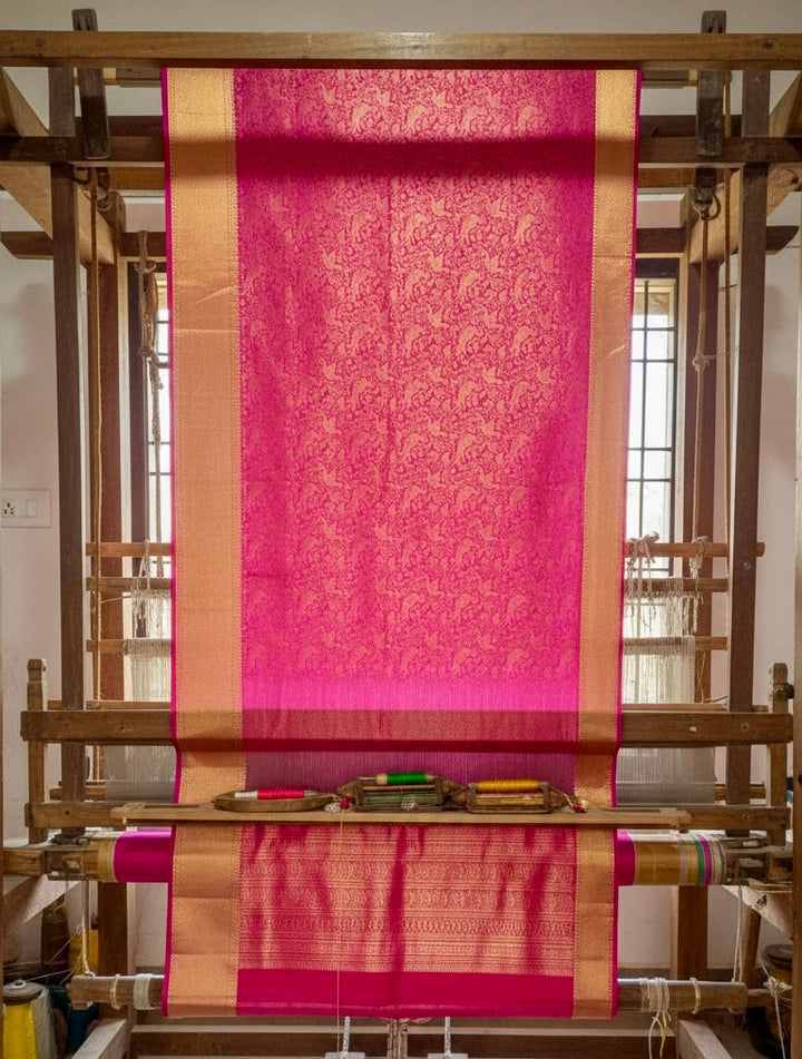 Aarika - Dharmavaram Silk Saree | SILK MARK CERTIFIED | SHOBITAM