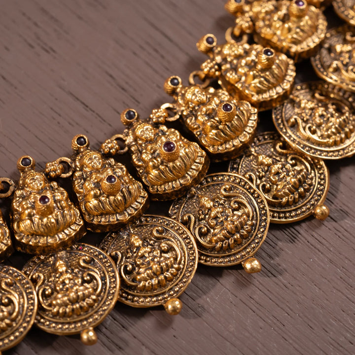 Stunning 92.5 Silver,Shree Madurai Kasu Mala