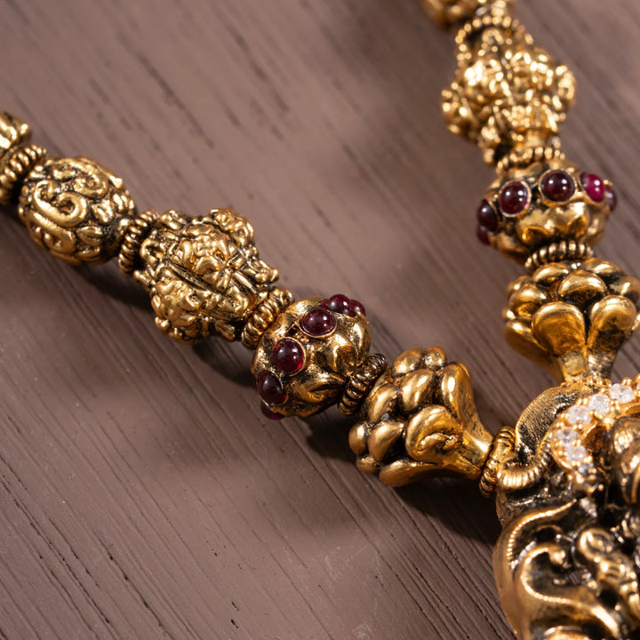 Stunning 92.5 Silver, Vishesh Shree Short Necklace