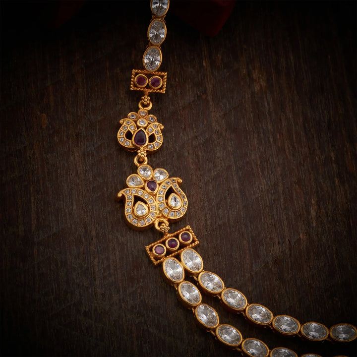 Stunning 92.5 Silver, Gold Plated  Aambelle Necklace