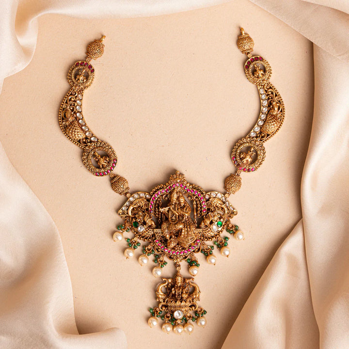 Pure 92.5 Silver, Gold Plated Shri Radha Lakshmi Mohan