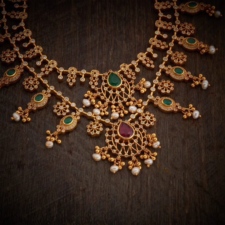 Stunning 92.5 Silver, Gold Plated Floraspire Necklace