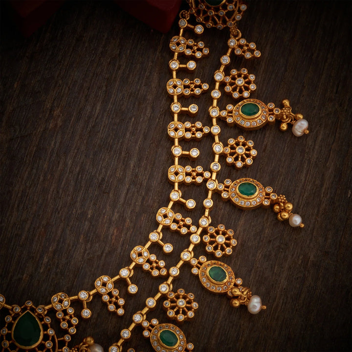 Stunning 92.5 Silver, Gold Plated Floraspire Necklace