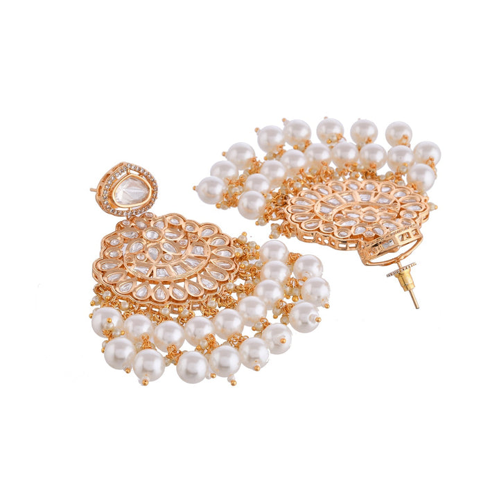 Kundan Elegance Rajwada Haar Necklace Set | SHOBITAM