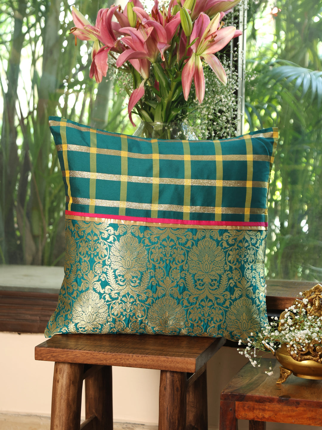 Sari Silhouettes - Cushion Cover