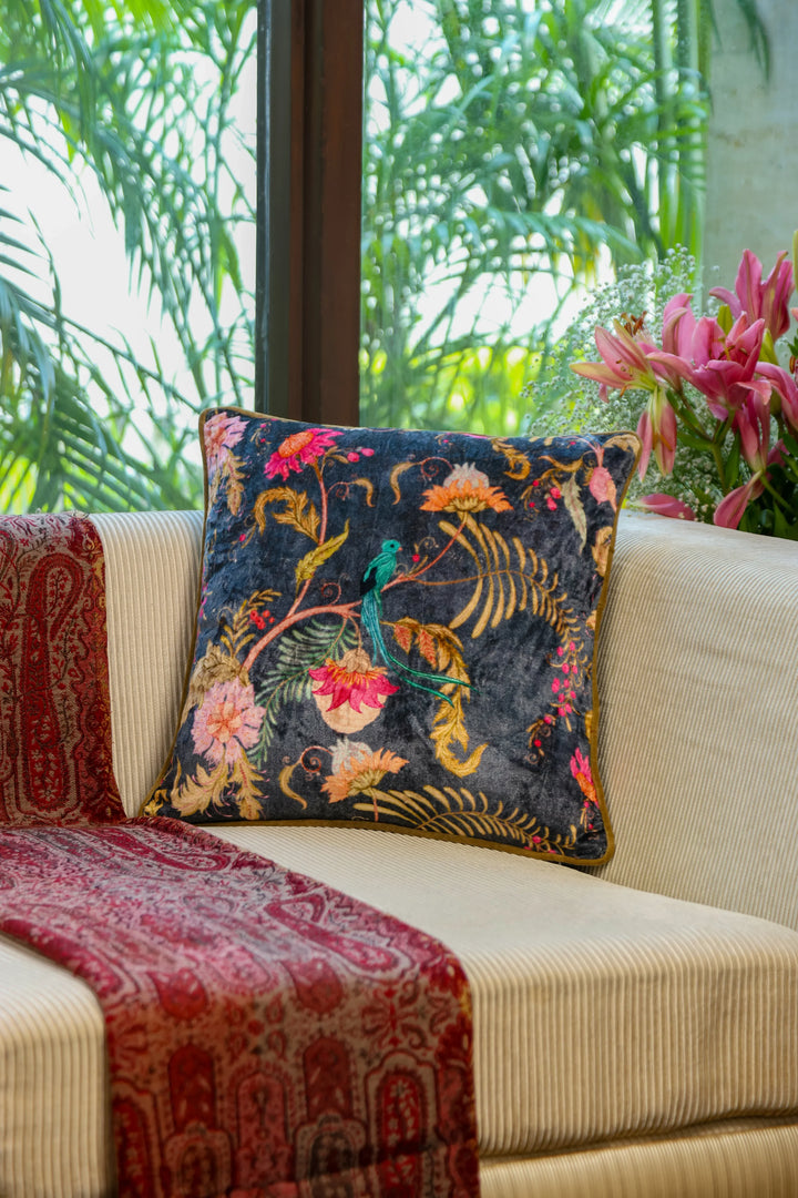 Digital Jungle Printed - Cotton Viscose Cushion