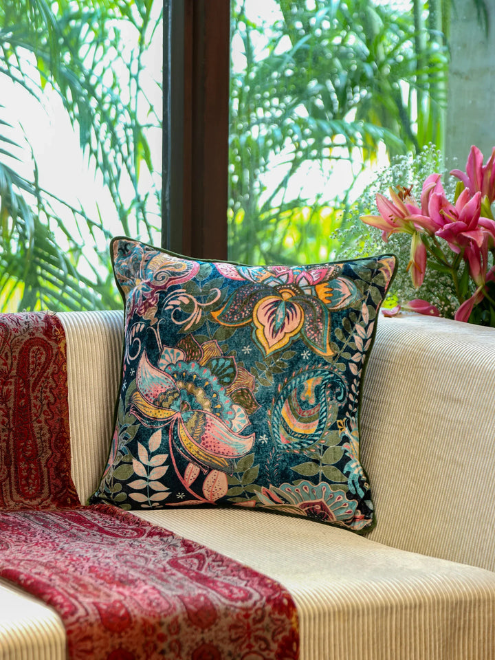 Digital Jungle Printed - Cotton Viscose Cushion