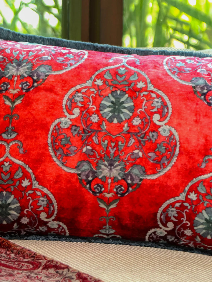 Digital Jungle Printed - Cotton Viscose Cushion Cover