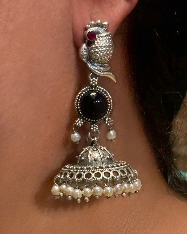 Pankhuri Peacock design Jhumka