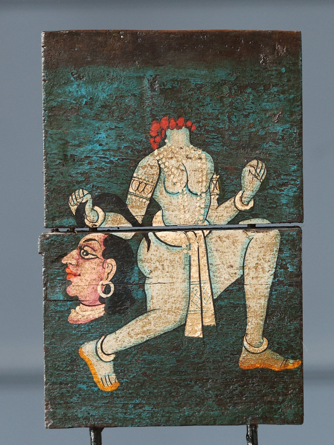 Maa Kali Wooden Panel | SHOBITAM