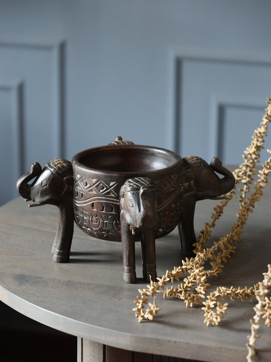 Elephant Bowl Mango Wood | SHOBITAM