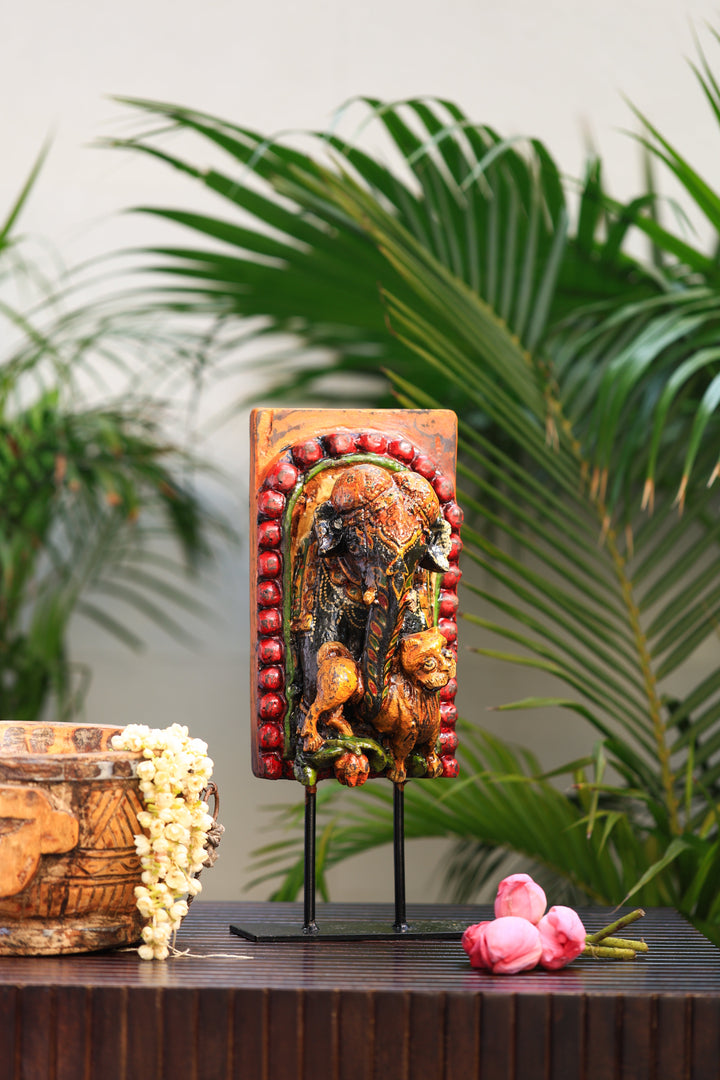 First God-Ganesha statue on iron stand | SHOBITAM