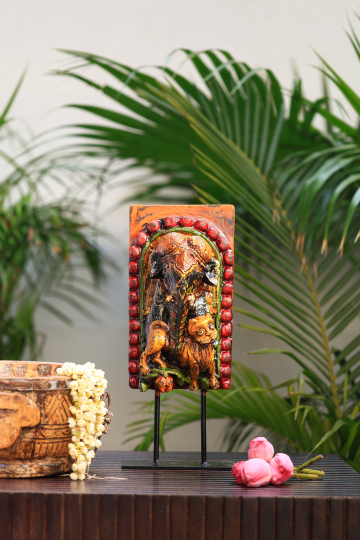 First God-Ganesha statue on iron stand | SHOBITAM