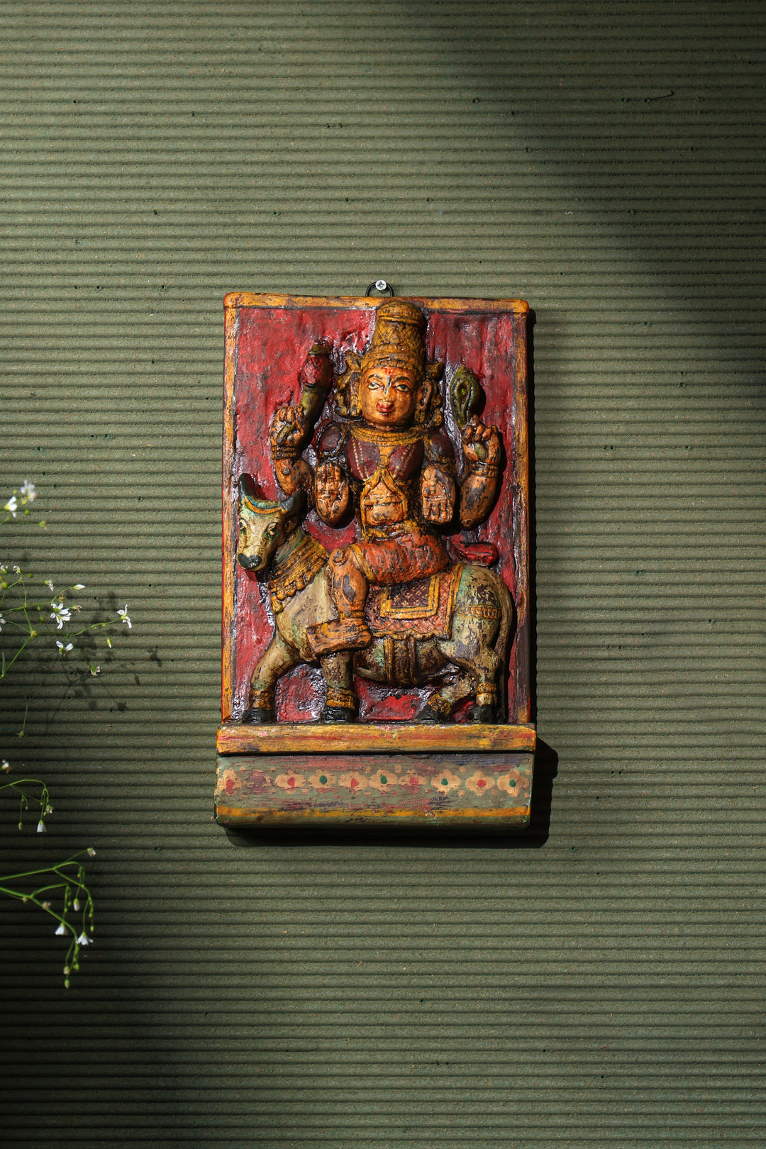 A Dev wooden panel hand painted | SHOBITAM