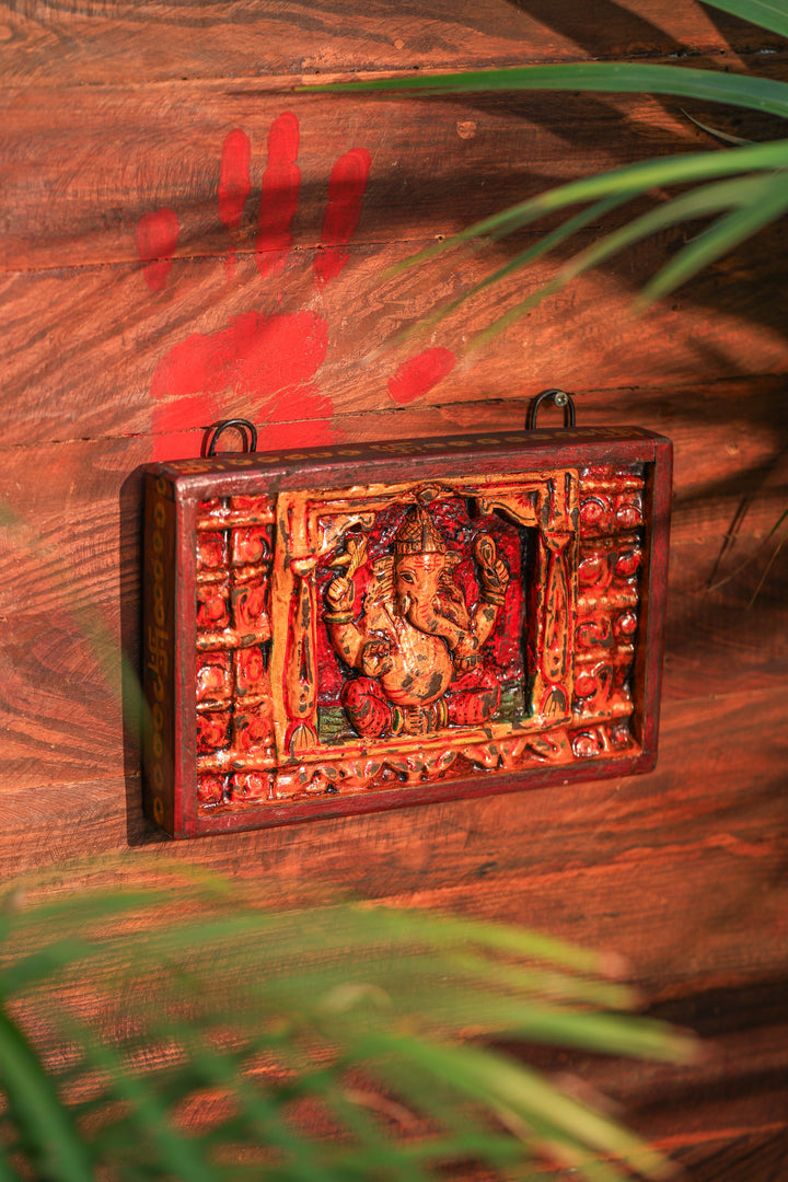 Ganesha Painted Panel | SHOBITAM