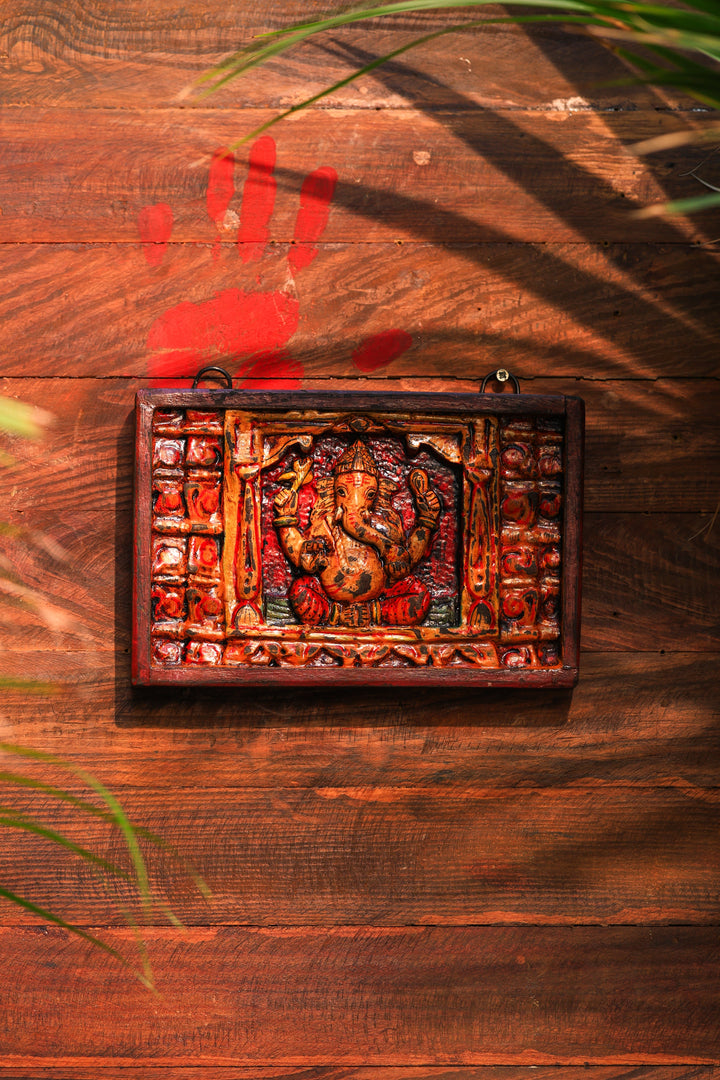 Ganesha Painted Panel | SHOBITAM