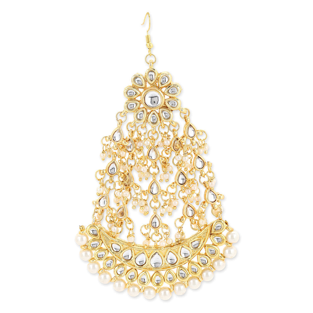 Women's Kundan Maharani Jhoomar/ Passa | SHOBITAM