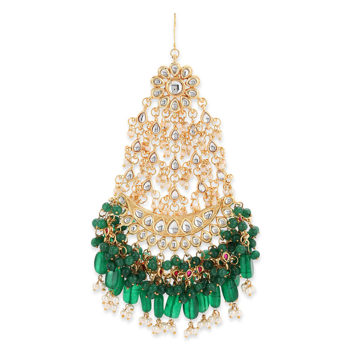 Women's Kundan Maharani Jhoomar/ Passa | SHOBITAM