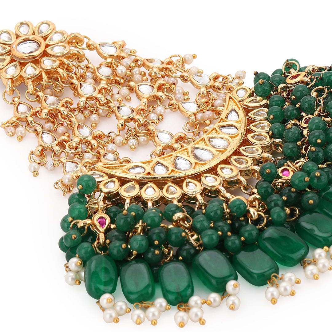 Women's Kundan Maharani Jhoomar/ Passa | SHOBITAM