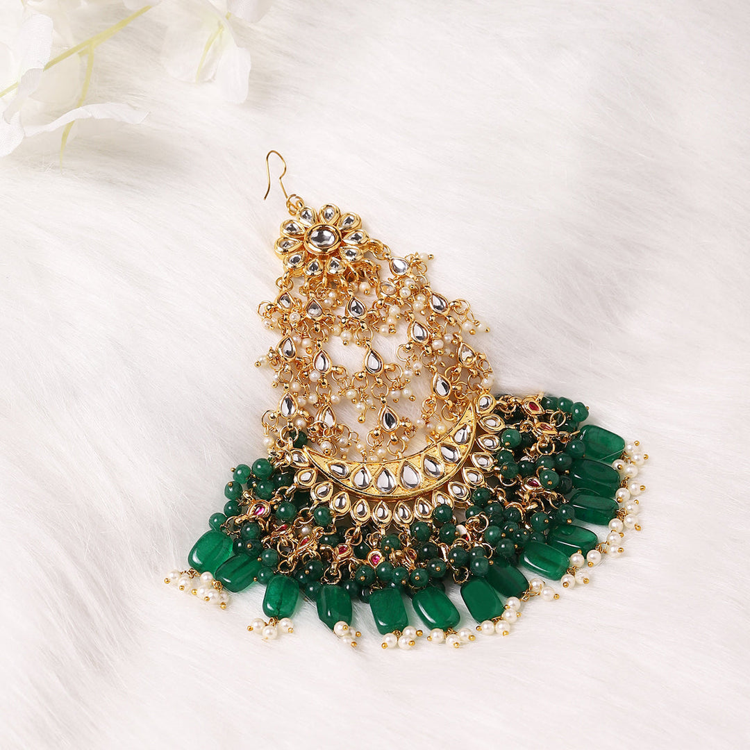 Women's Kundan Maharani Jhoomar/ Passa | SHOBITAM