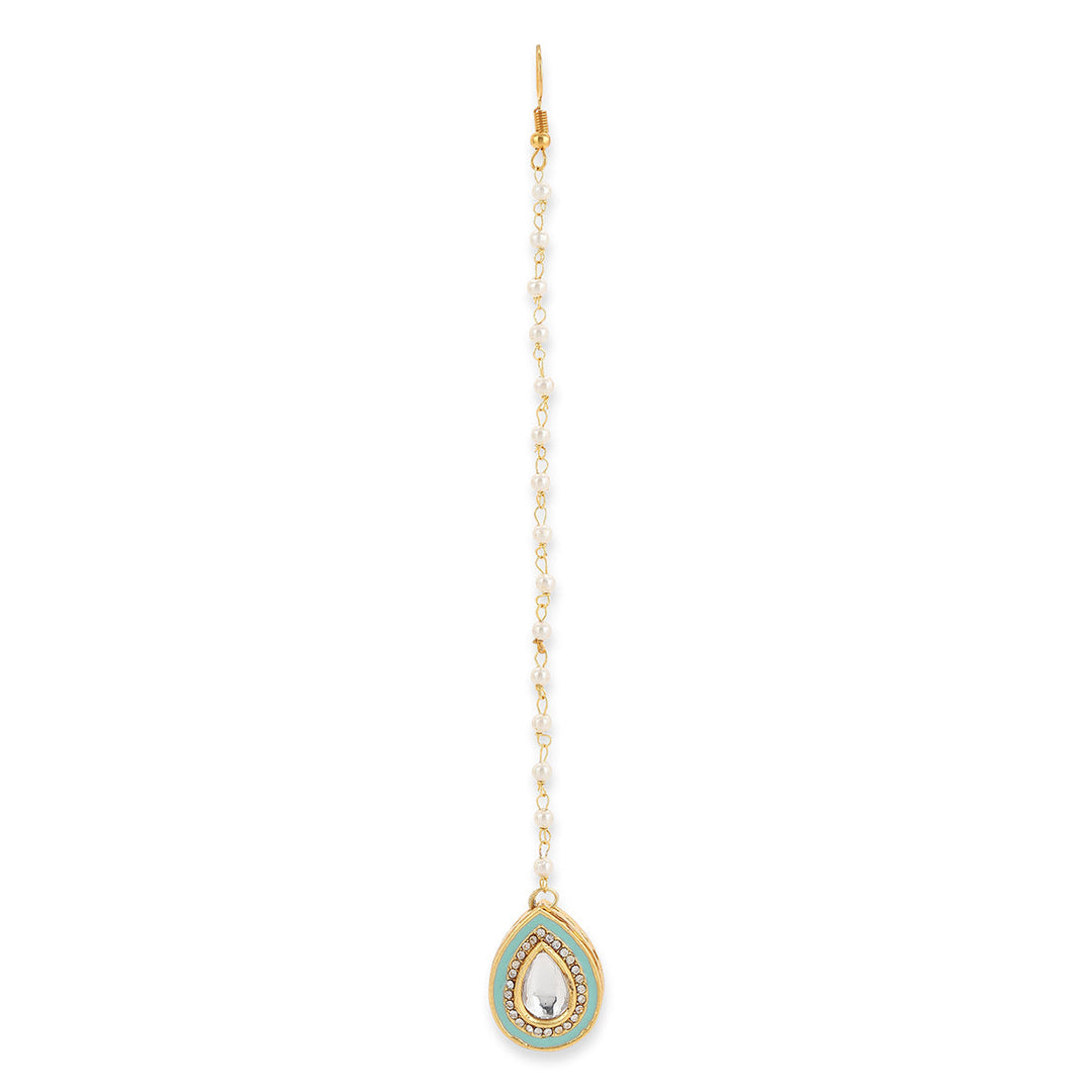 Women's Kundan Maang Tikka | SHOBITAM