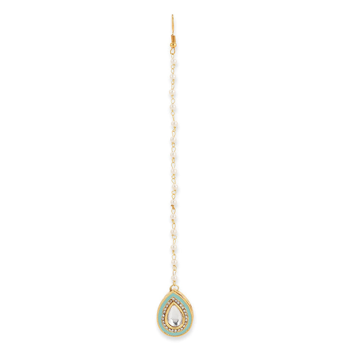 Women's Kundan Maang Tikka | SHOBITAM