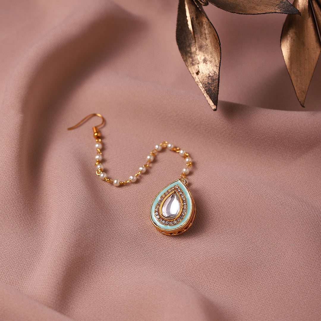 Women's Kundan Maang Tikka | SHOBITAM