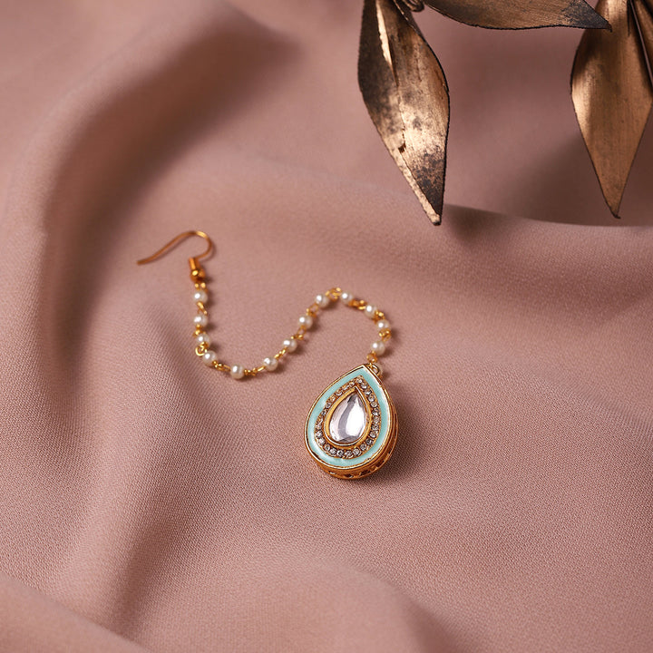 Women's Kundan Maang Tikka | SHOBITAM