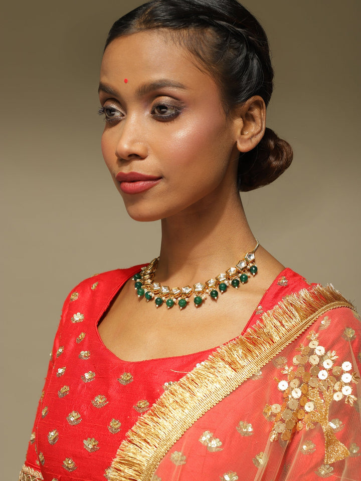 Women's Kundan Necklace | SHOBITAM