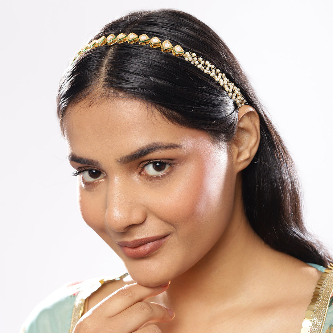 Women's Kundan Hair Band