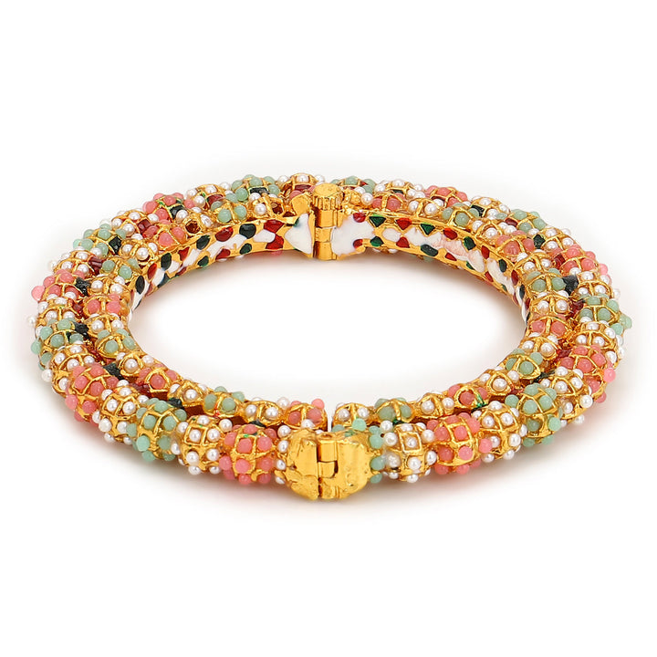 Navratan Meenakari Bangle | SHOBITAM