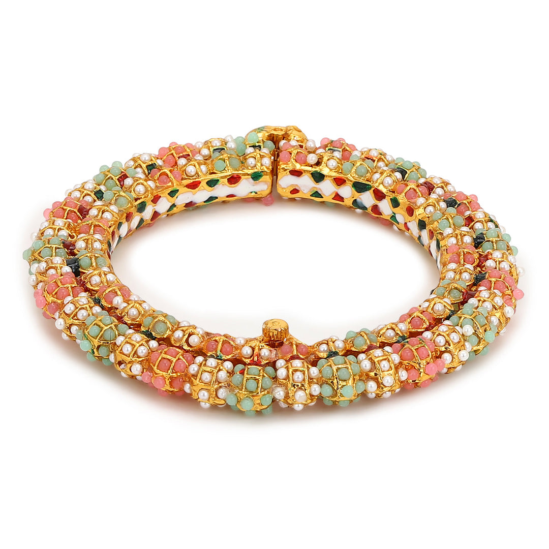 Navratan Meenakari Bangle | SHOBITAM