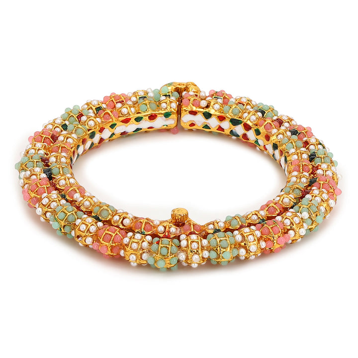 Navratan Meenakari Bangle | SHOBITAM