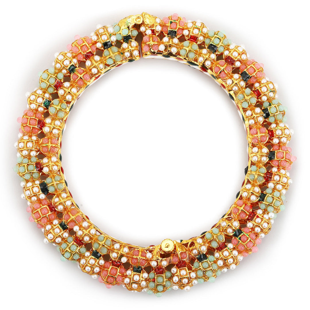 Navratan Meenakari Bangle | SHOBITAM