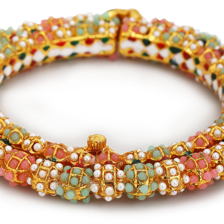 Navratan Meenakari Bangle | SHOBITAM