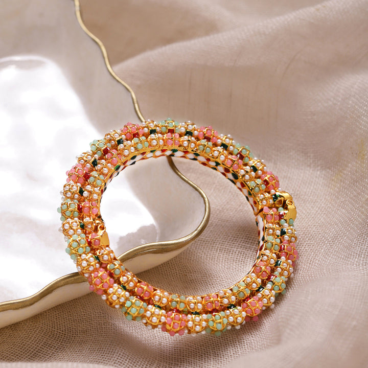 Navratan Meenakari Bangle | SHOBITAM