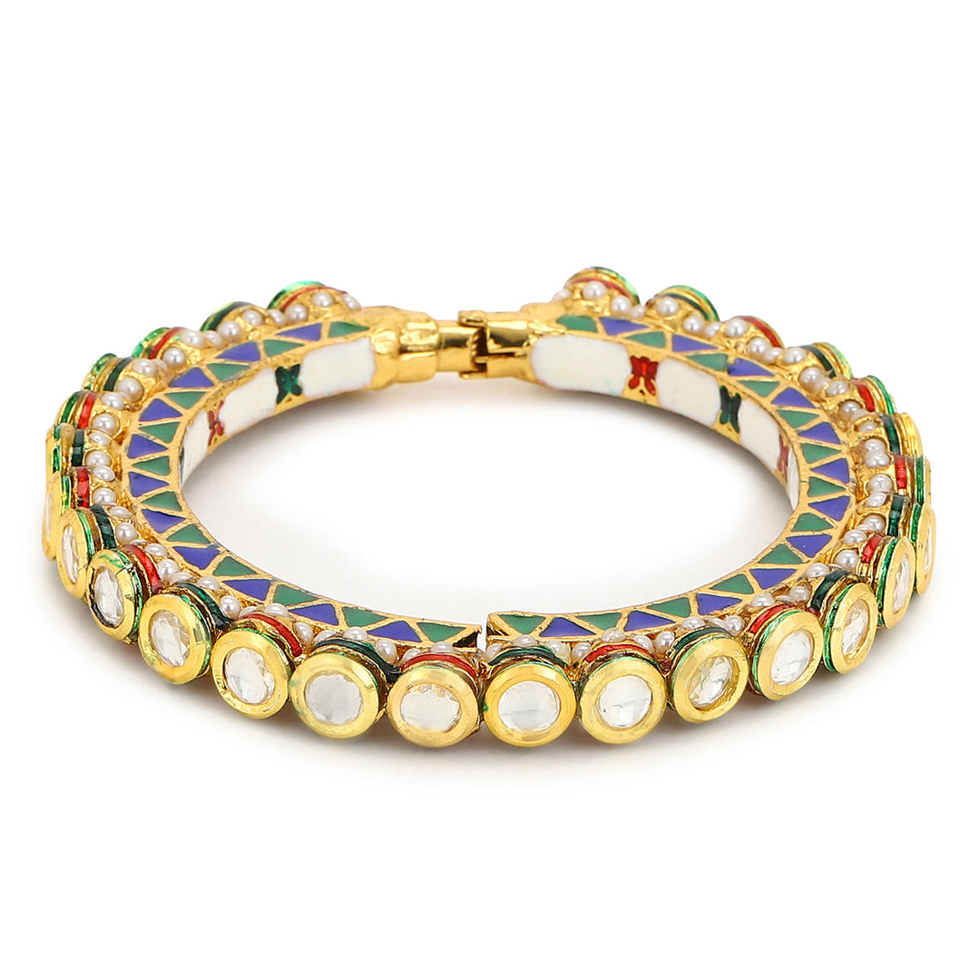 Topkapi Meenakari Bangle | SHOBITAM