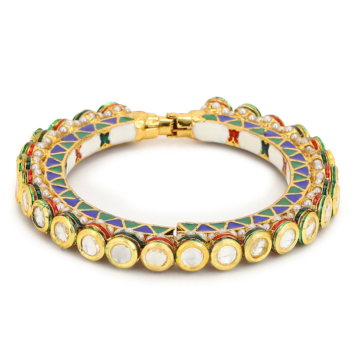 Topkapi Meenakari Bangle | SHOBITAM