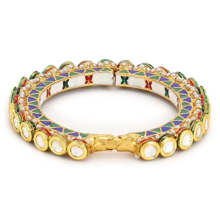 Topkapi Meenakari Bangle | SHOBITAM