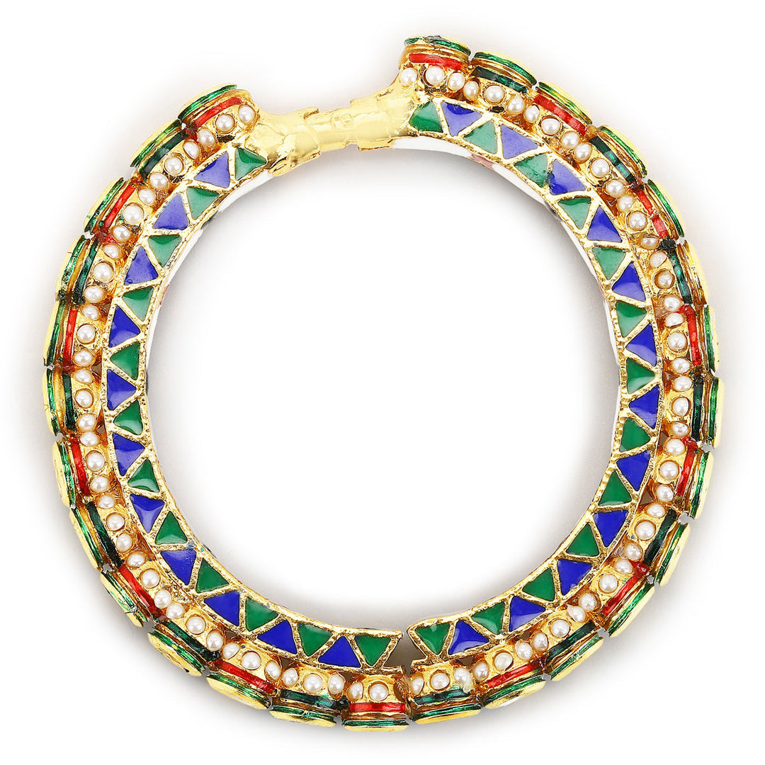 Topkapi Meenakari Bangle | SHOBITAM