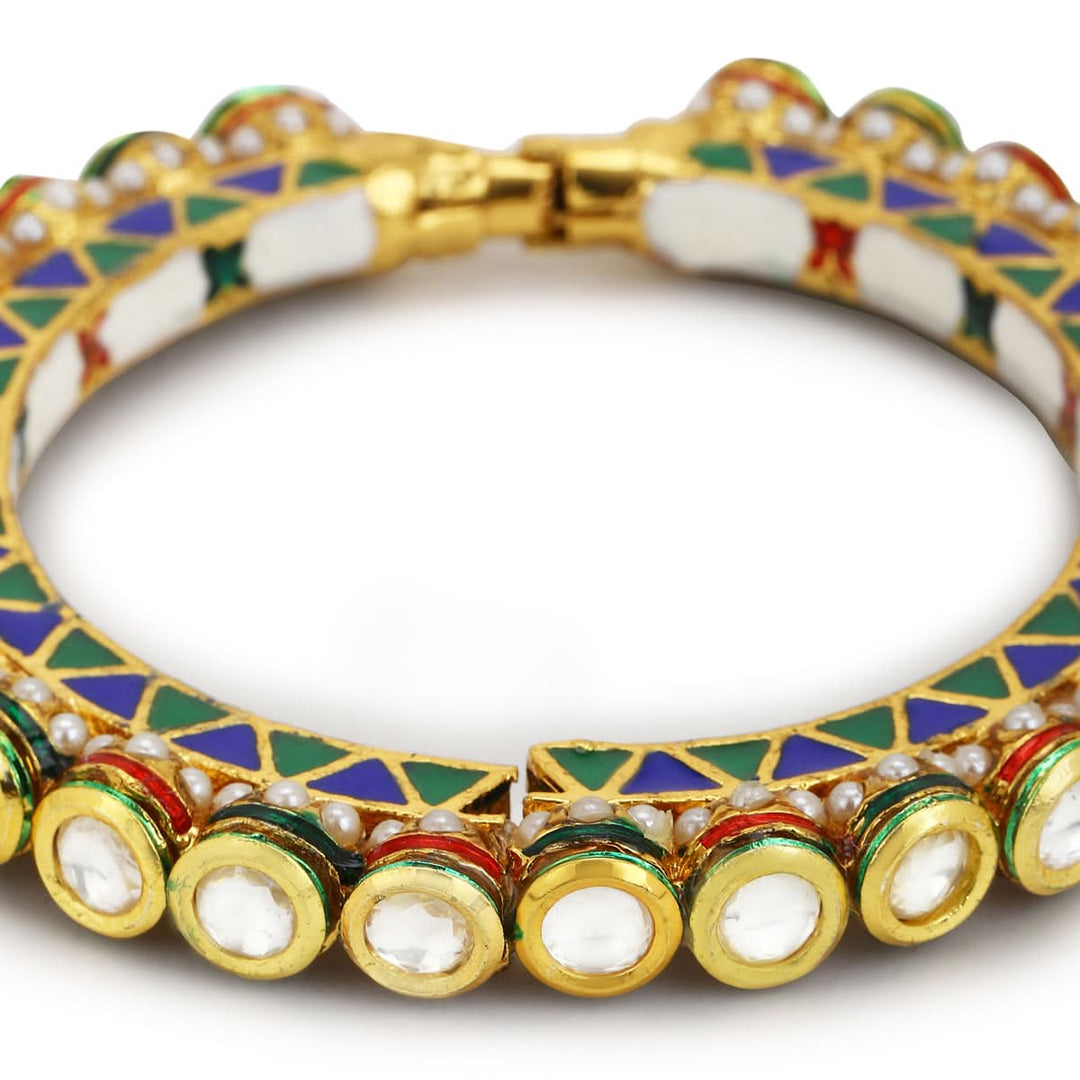 Topkapi Meenakari Bangle | SHOBITAM